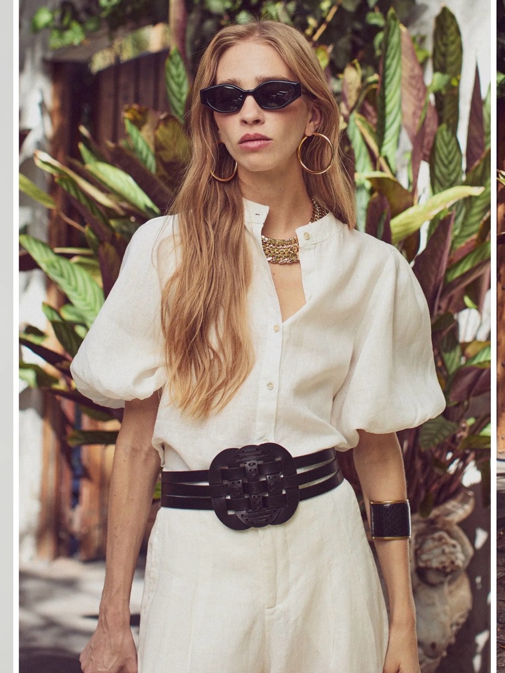 LANHTROPY BUBBLE LINEN SHIRT -